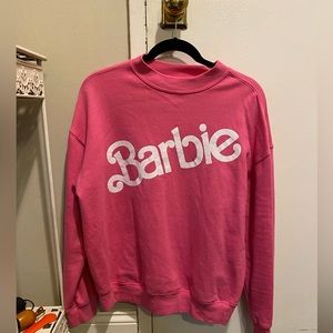 Barbie Sweatshirt Size XL - Barbie Hot Pink color